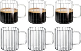 Wilmax Tasse mit Doppelwand, 200 ml, 6er Set, WL-888614/A6